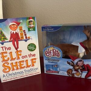 The Elf on the Shelf “boy” & Reindeer